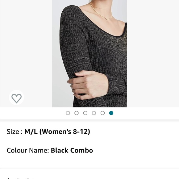 Free People Sprinkled in Gold Bodysuit - Picture 4 of 4